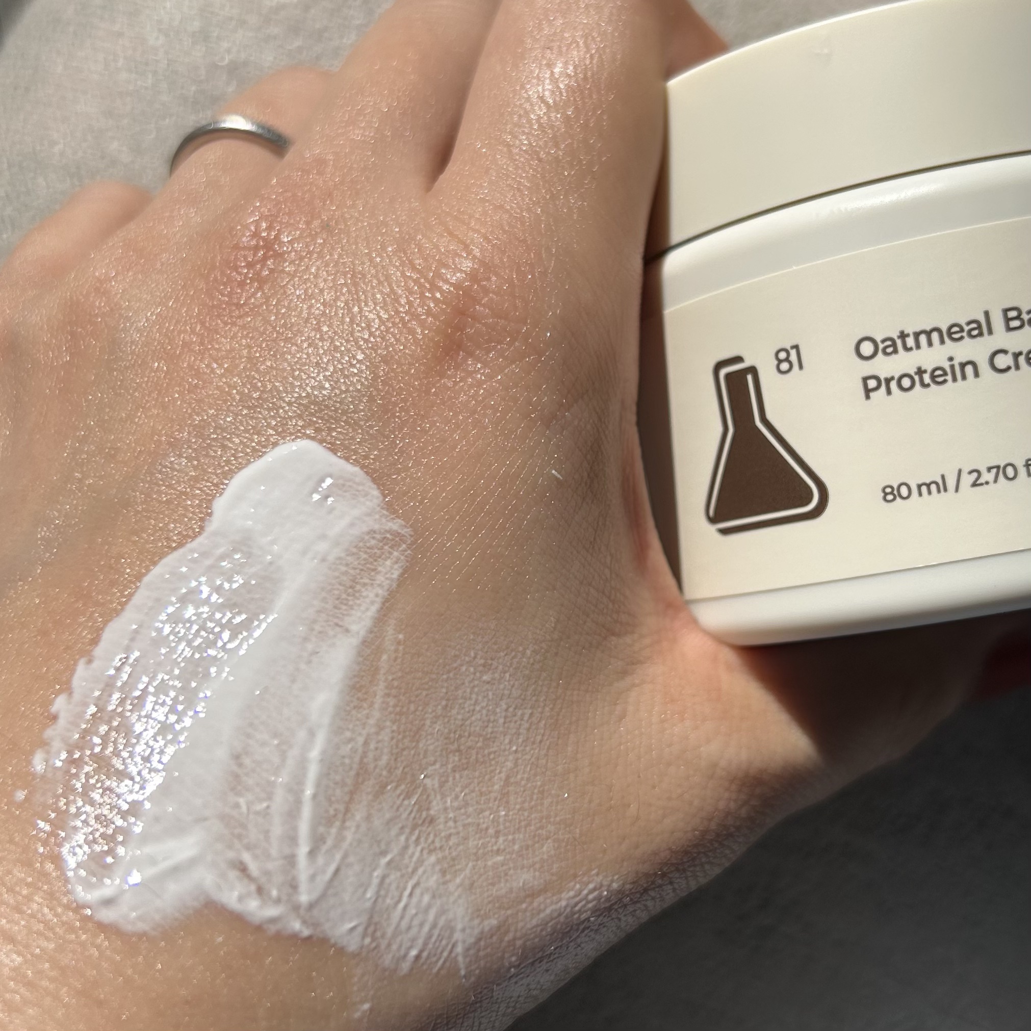オーツ麦タンパク質クリーム/FLASKIN/フェイスクリームを使ったクチコミ（3枚目）