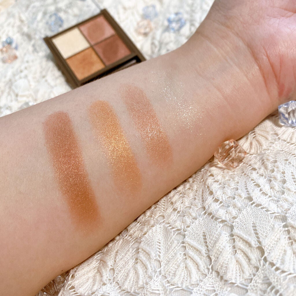 ニュアンスオンアイシャドウ/CEZANNE/アイシャドウパレットを使ったクチコミ(3枚目)