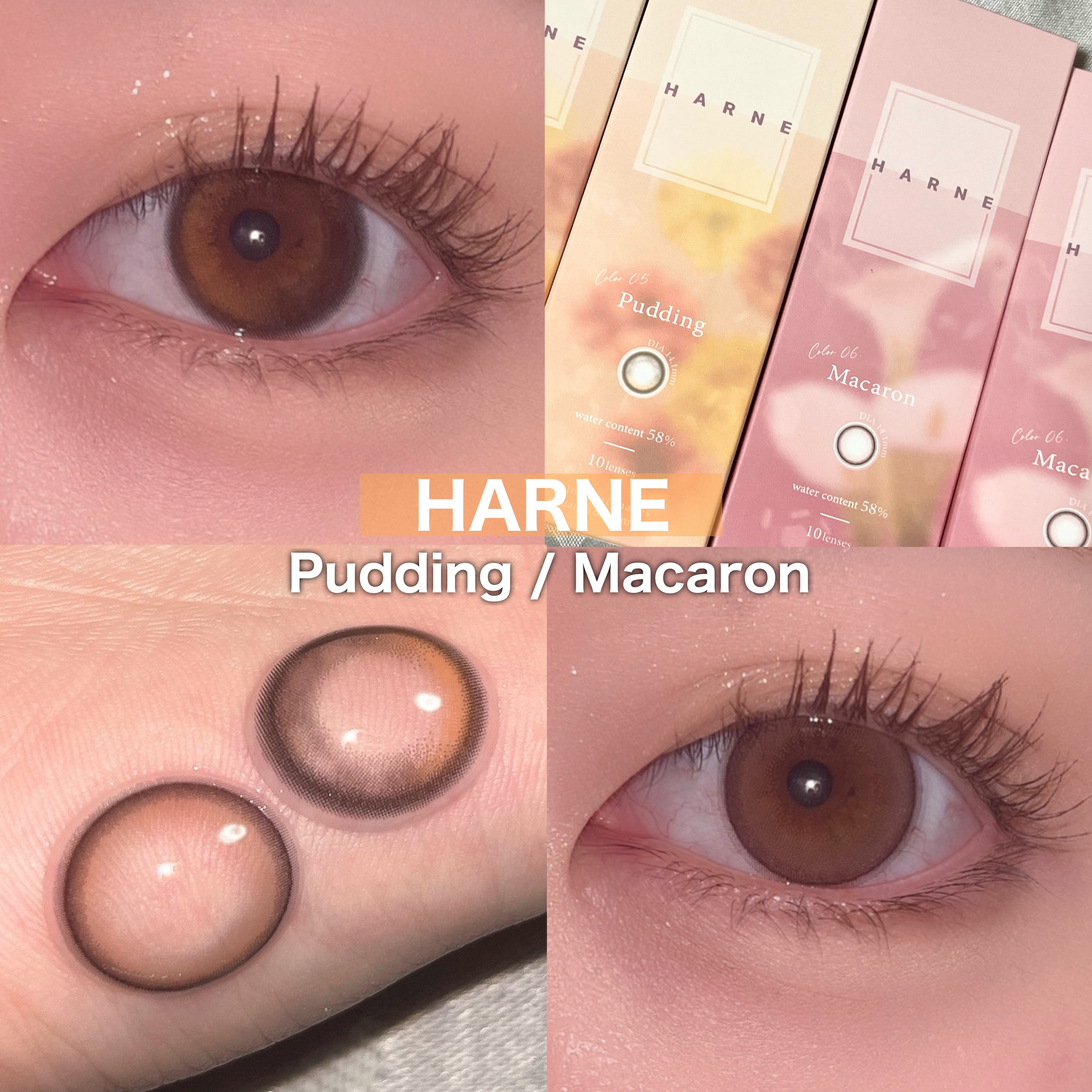 HARNE 1day/HARNE/ワンデー（１DAY）カラコンを使ったクチコミ（1枚目）