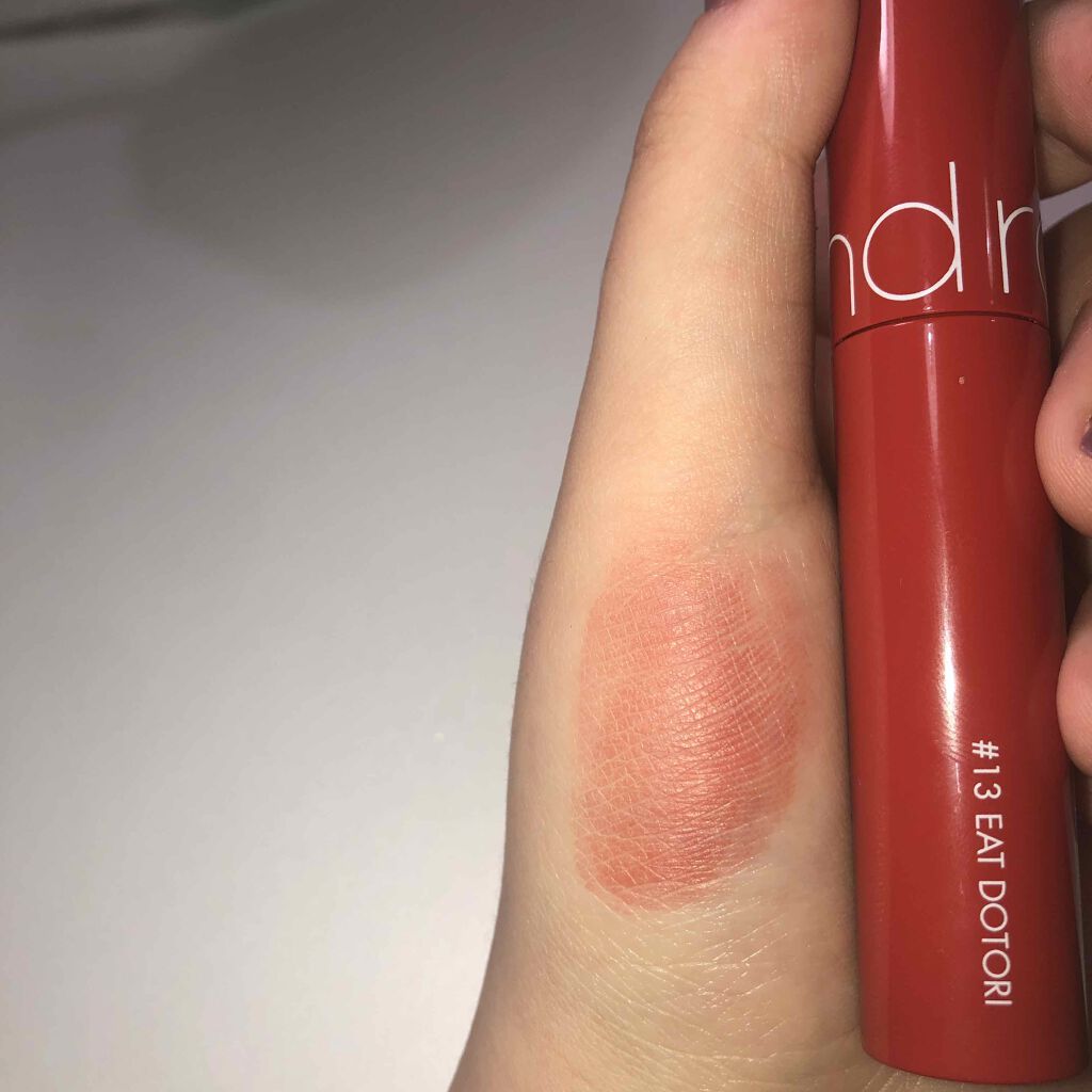 ジューシーラスティングティント/rom&nd/リップティントを使ったクチコミ（2枚目）