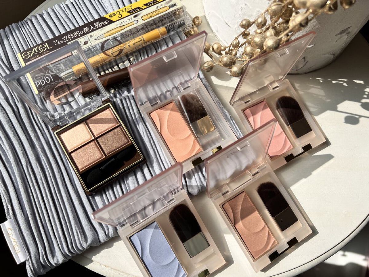 グリームオンフィットシャドウ/excel/スティックアイシャドウを使ったクチコミ（2枚目）