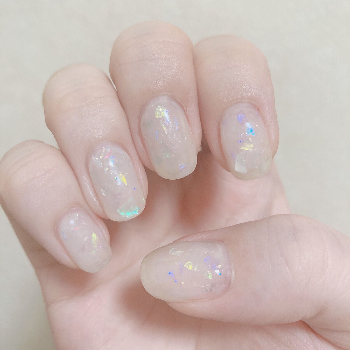 Mi🐰投稿ある方フォロバ◎ on LIPS 「夏におすすめ!オパールネイル💅✼••┈┈••✼••┈┈••✼•..」(2枚目)