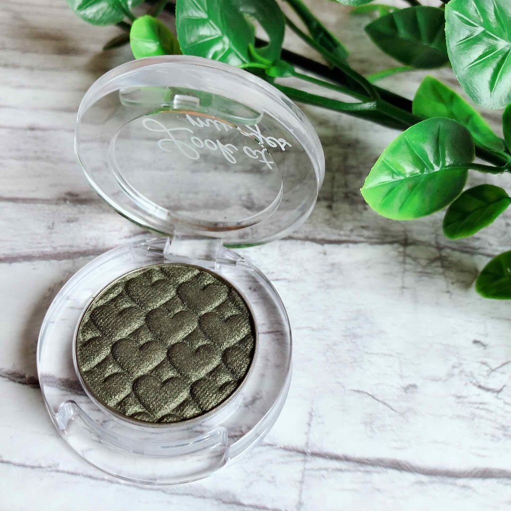 ルックアット マイアイズ GR712 モスグリーン（生産終了）/ETUDE/単色アイシャドウを使ったクチコミ（2枚目）