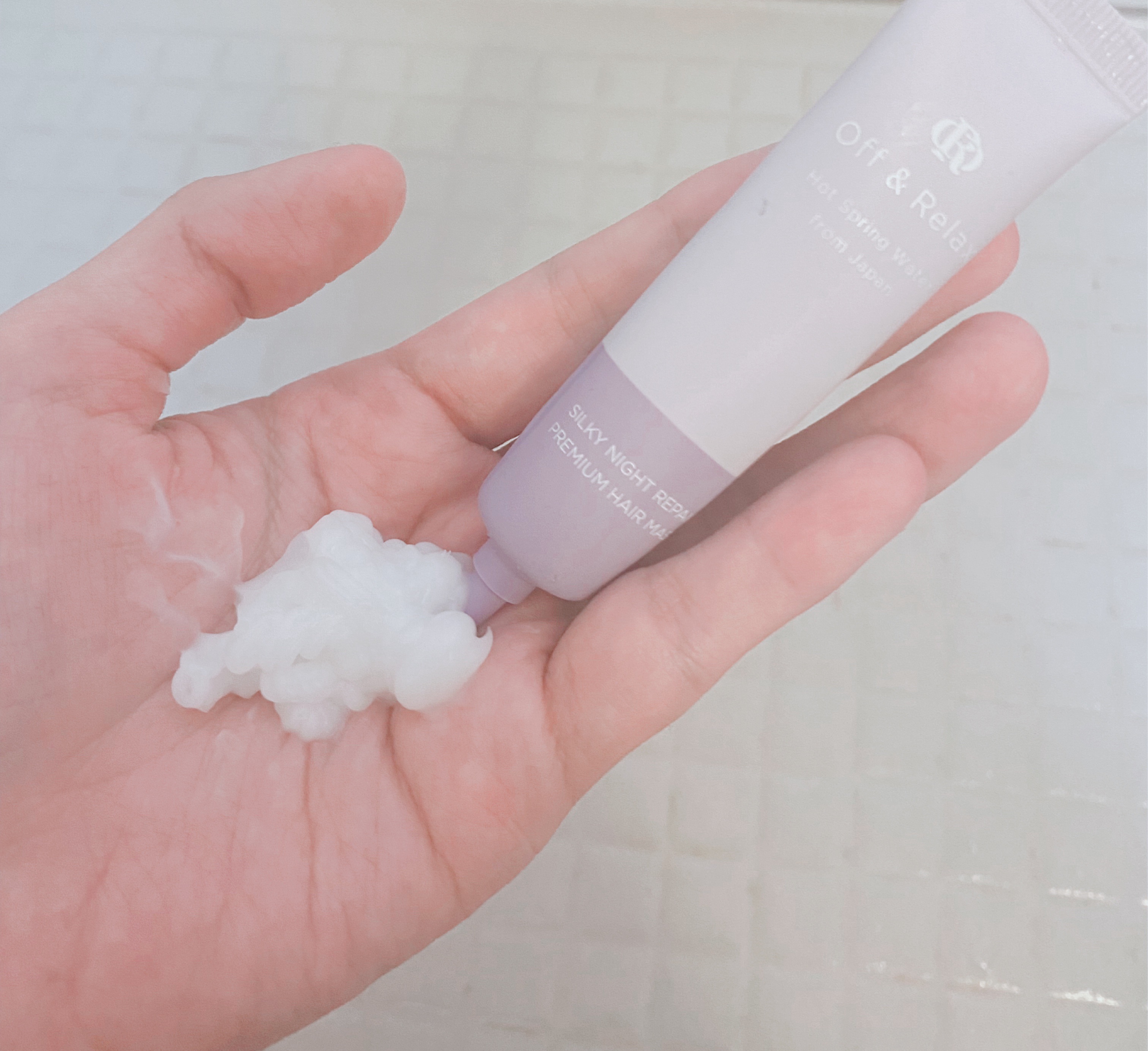 ＯＲシルキーナイトリペアプレミアムマスク/Off&Relax/ヘアマスク・ヘアパックを使ったクチコミ（2枚目）