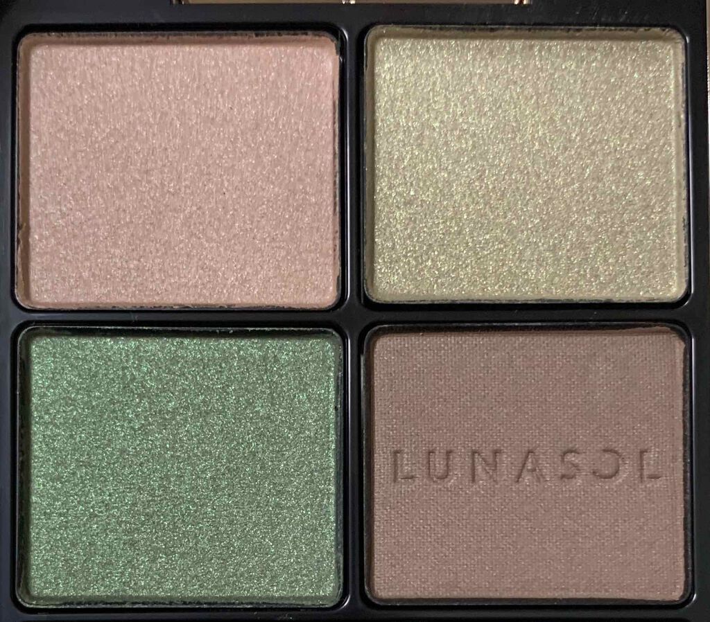 アイカラーレーション 10 Vintage Moss/LUNASOL/アイシャドウパレットを使ったクチコミ（2枚目）