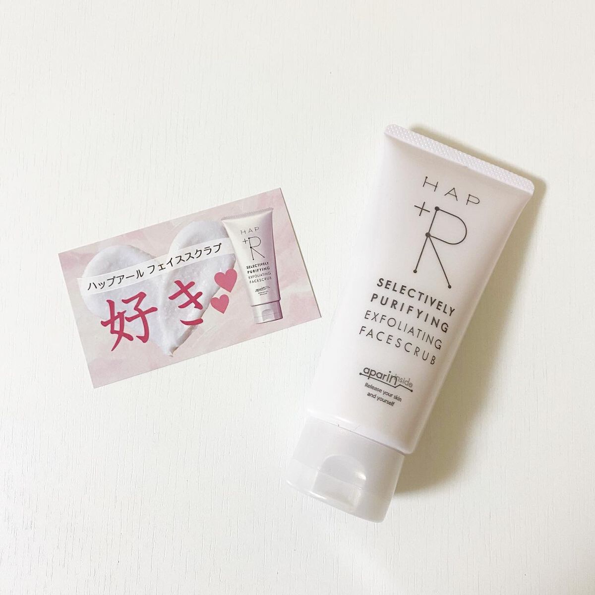 フェイススクラブ /HAP＋R/スクラブ・ゴマージュを使ったクチコミ（1枚目）