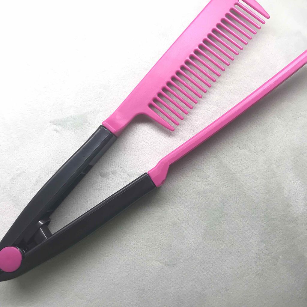 はさんでサラ髪ストレート！ ブロー＆スタイリングコーム/セイワ・プロ/ヘアコームを使ったクチコミ（1枚目）