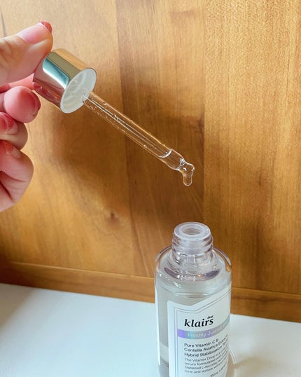 フレッシュリージュースドビタミンドロップ(35ml)/Klairs/美容液を使ったクチコミ(2枚目)