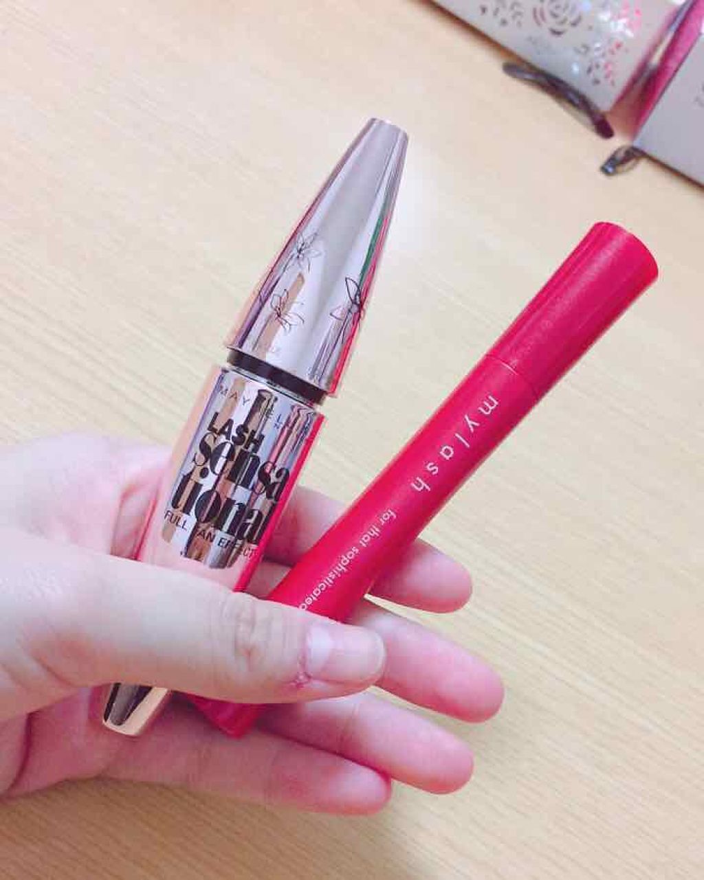 ボリューム エクスプレス ラッシュセンセーショナル/MAYBELLINE NEW YORK/マスカラを使ったクチコミ(1枚目)