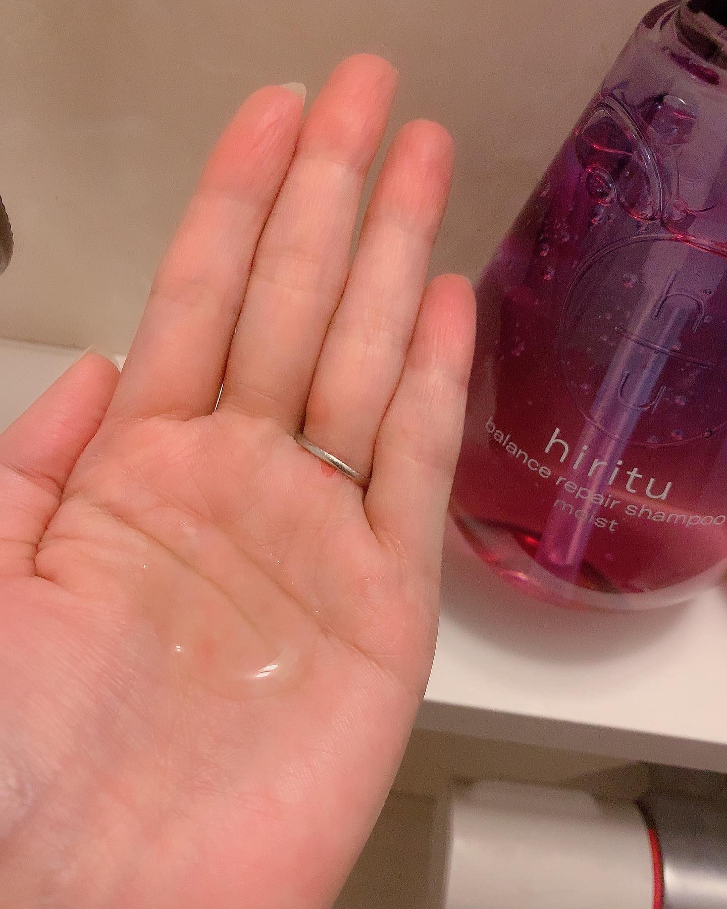 バランスリペアヘアオイル モイスト/hiritu/ヘアオイルを使ったクチコミ（3枚目）