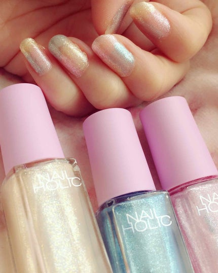 ネイルホリック リミテッドカラー Twingle Unicorn/ネイルホリック/マニキュアを使ったクチコミ(1枚目)