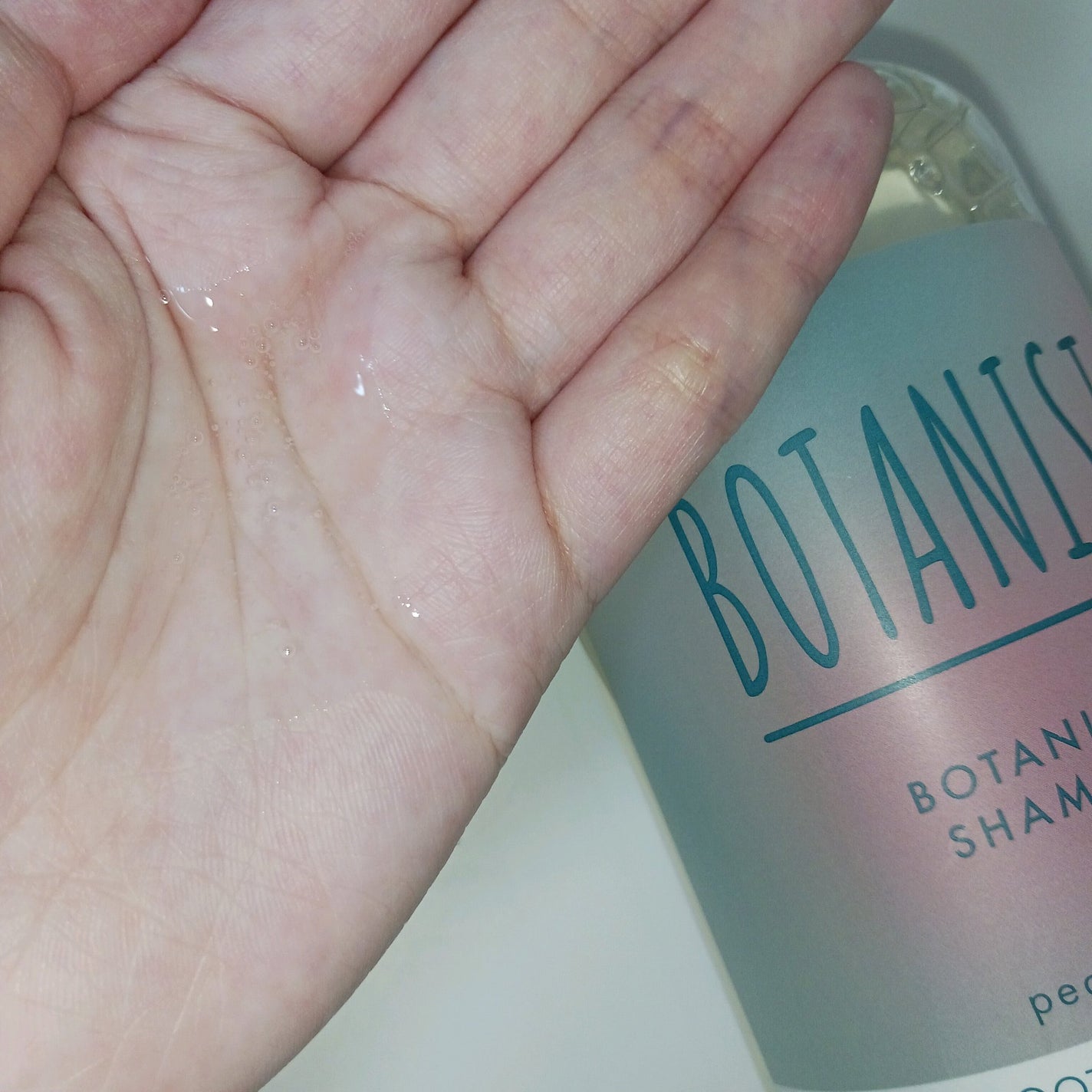 ボタニカルシャンプー・トリートメント アイスピーチティーの香り スムース/BOTANIST/市販シャンプーを使ったクチコミ(2枚目)