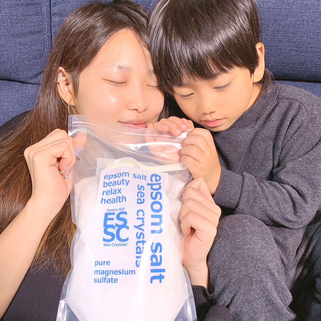 シークリスタルス エプソムソルト オリジナル/sea crystals/無機塩系入浴剤を使ったクチコミ(5枚目)
