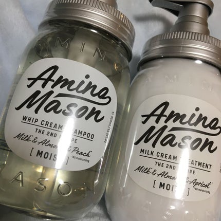 アミノメイソン ディープモイスト ホイップクリーム シャンプー/ミルククリーム ヘアトリートメント/アミノメイソン/市販シャンプーを使ったクチコミ(1枚目)