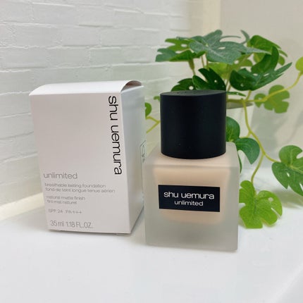 (旧)アンリミテッド ラスティング フルイド/shu uemura/リキッドファンデーションを使ったクチコミ(1枚目)