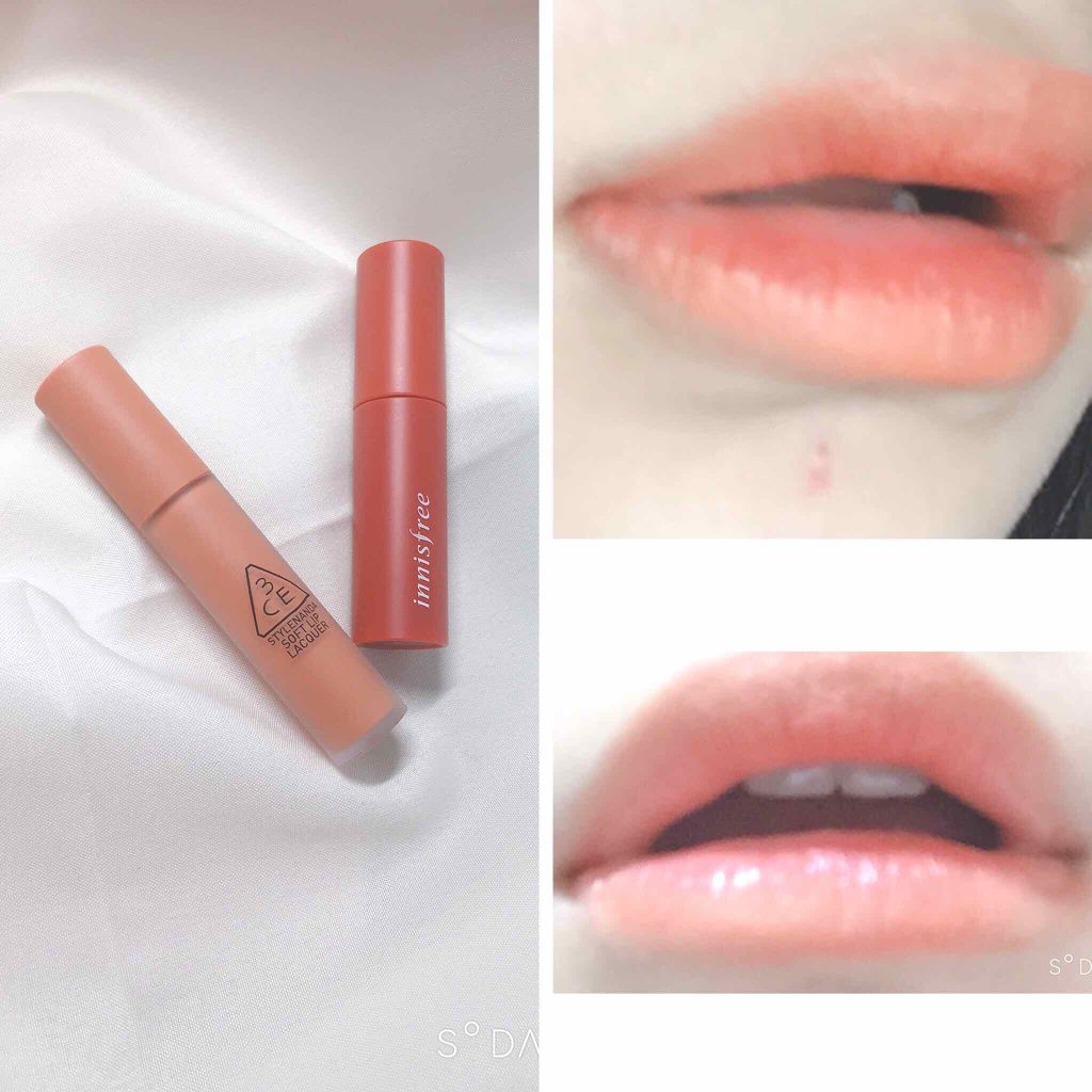 3CE SOFT LIP LACQUER/3CE/口紅を使ったクチコミ(2枚目)