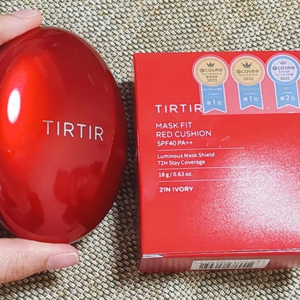 マスク フィット レッド クッション/TIRTIR(ティルティル)/クッションファンデーションを使ったクチコミ(1枚目)