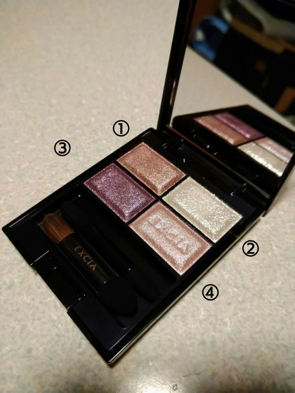 クリエイティブ アイカラー/ALBION/アイシャドウパレットを使ったクチコミ（2枚目）