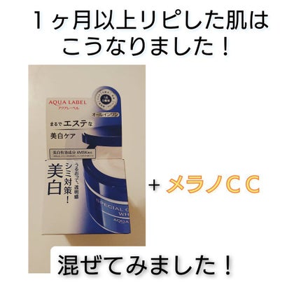 スペシャルジェルクリームA (ホワイト)(医薬部外品)/アクアレーベル/オールインワン化粧品を使ったクチコミ(1枚目)