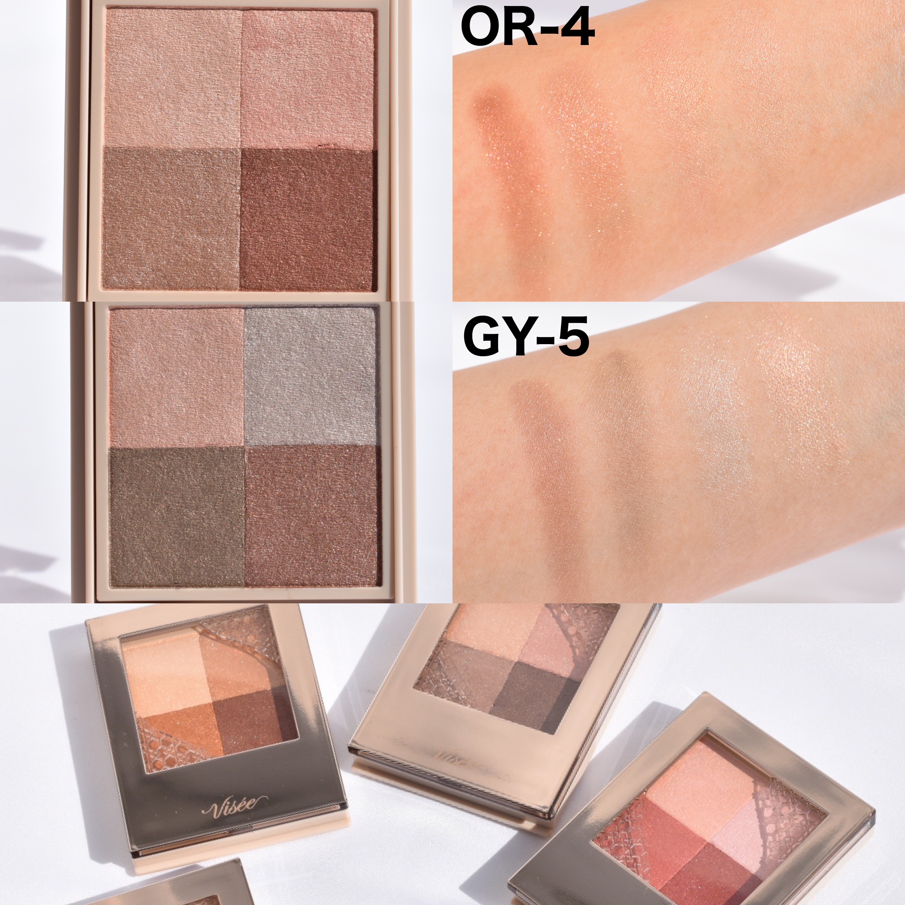 ニュアンス デューイ クリエイター/Visée/アイシャドウパレットを使ったクチコミ（3枚目）