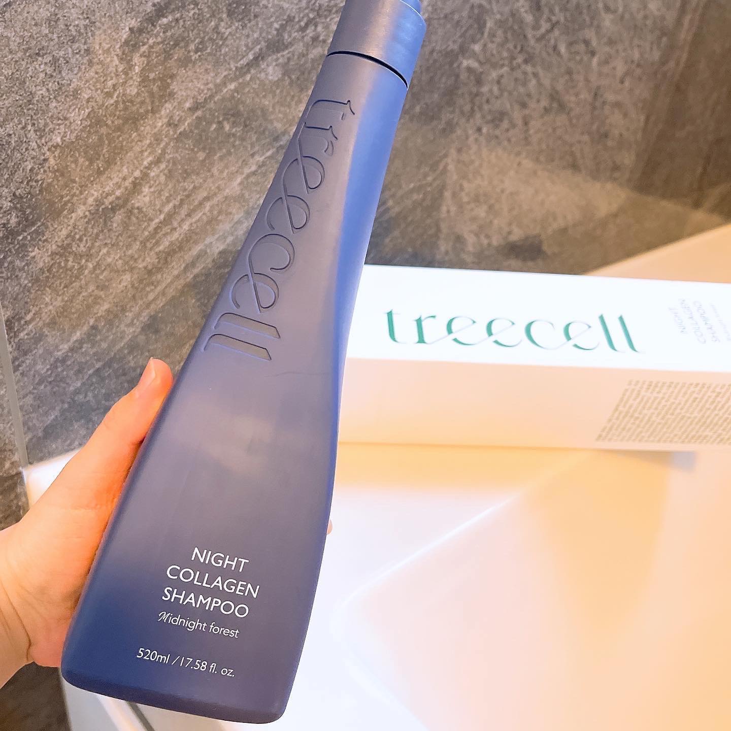 ナイトコラーゲンシャンプーミッドナイトフォレスト/treecell/市販シャンプーを使ったクチコミ（2枚目）