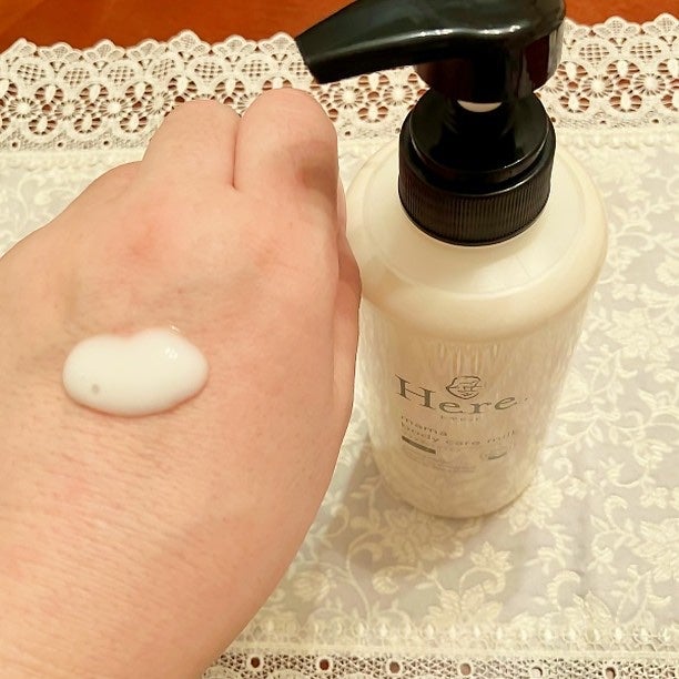 ママボディケアミルク/Here./ボディミルクを使ったクチコミ(6枚目)