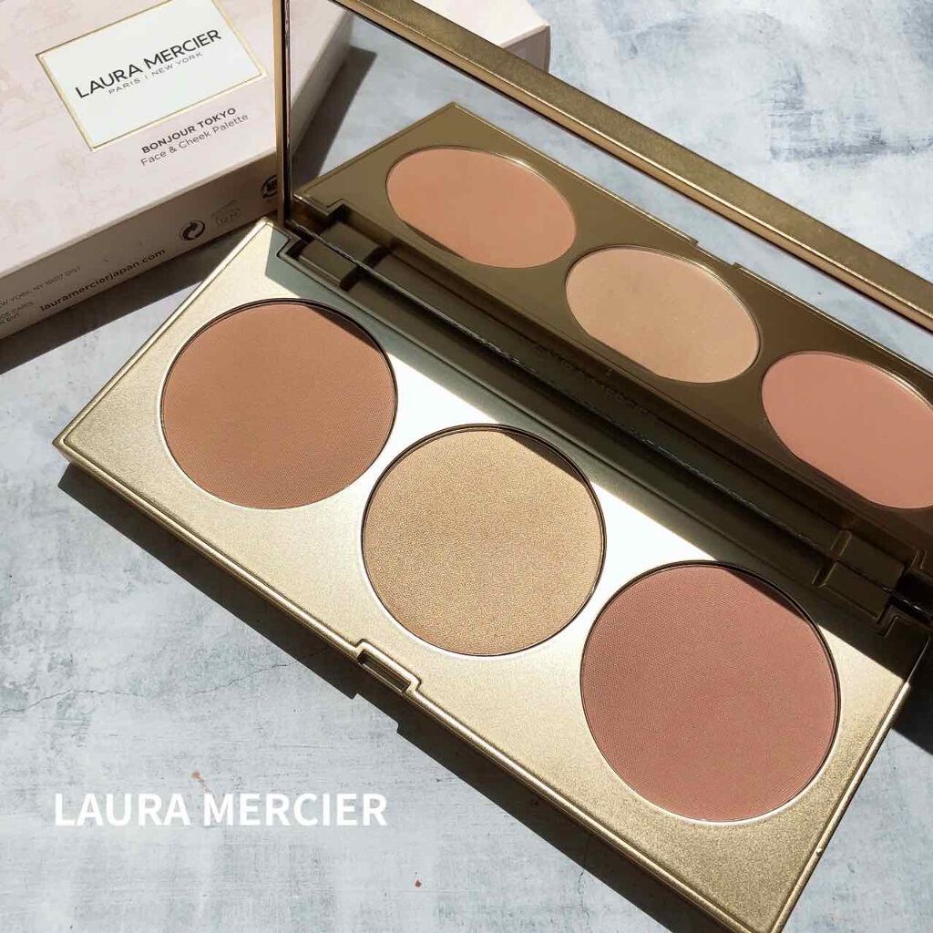 ボンジュール トーキョー フェイス アンド チーク パレット/ローラ メルシエ/パウダーチークを使ったクチコミ(1枚目)