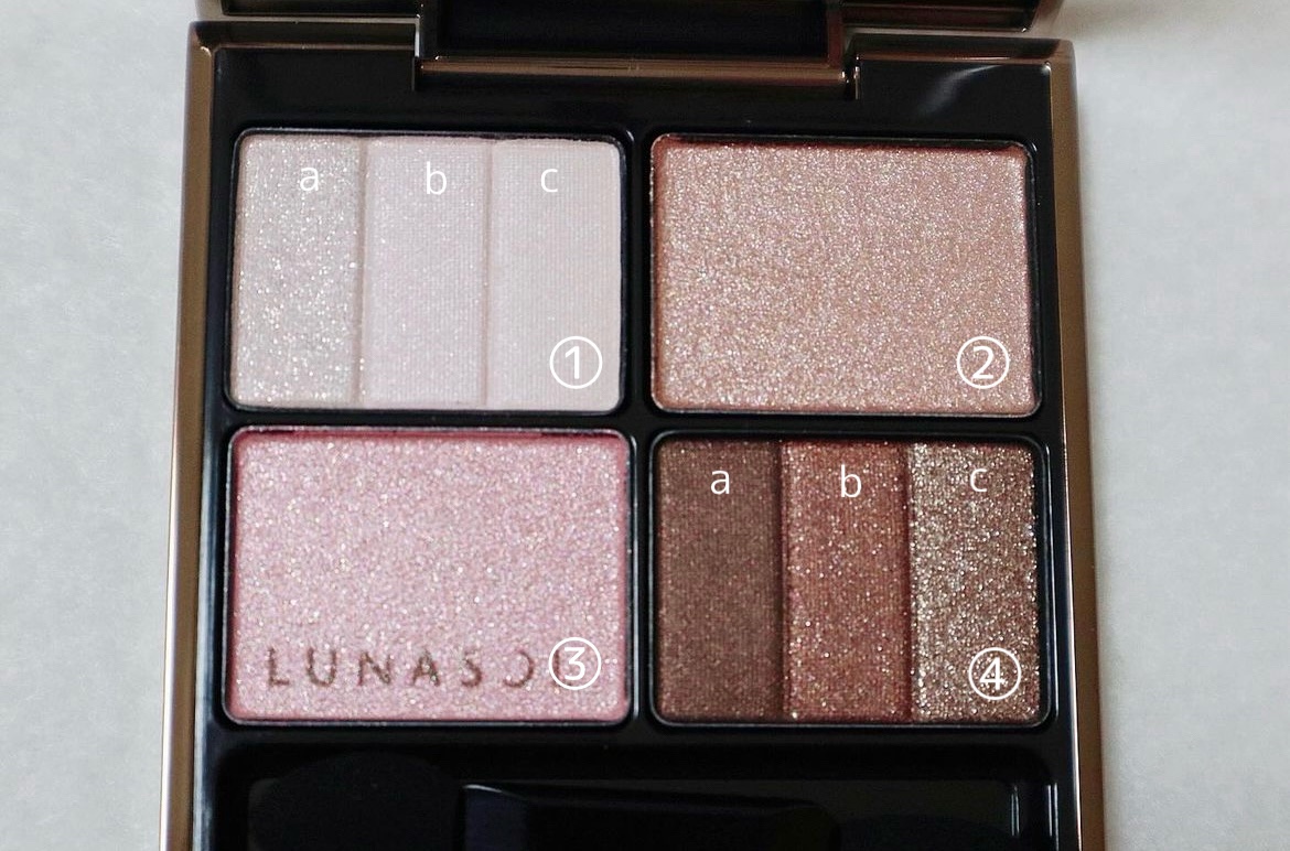 スリーディメンショナルアイズ/LUNASOL/アイシャドウパレットを使ったクチコミ（3枚目）
