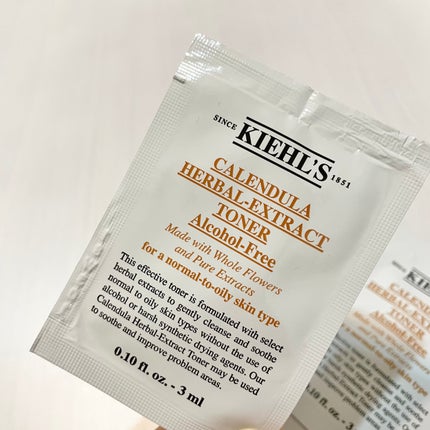 キールズ ハーバル トナー CL アルコールフリー/Kiehl's/化粧水を使ったクチコミ(1枚目)