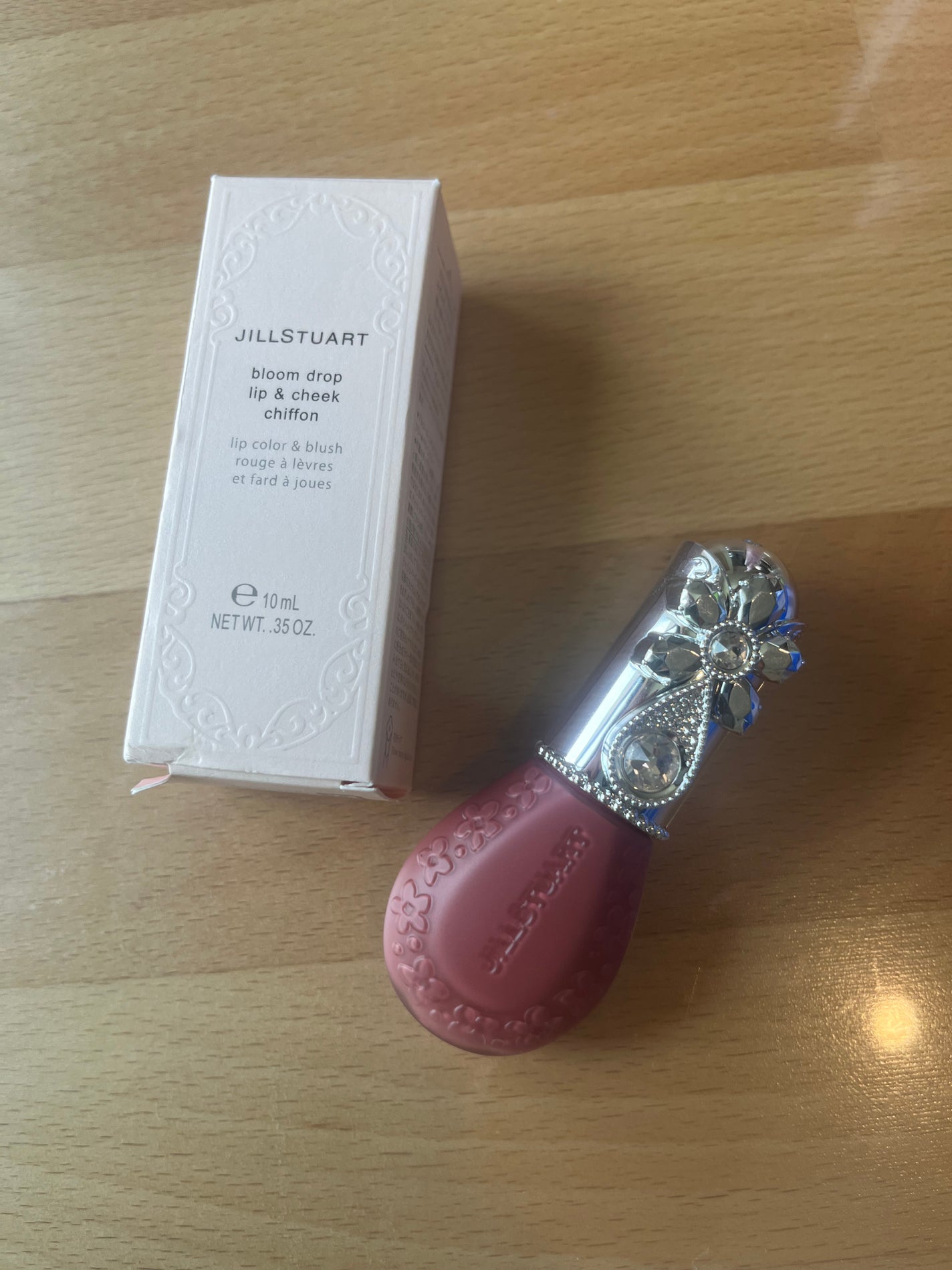 ジルスチュアート ブルームドロップ リップ&チーク シフォン/JILL STUART/リキッドチークを使ったクチコミ(1枚目)