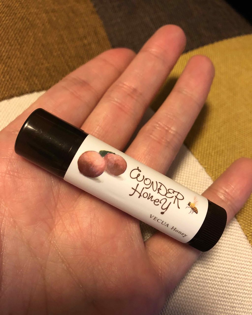 ワンダーハニー 色づくジューシー蜜リップ/VECUA Honey/リップクリームを使ったクチコミ(1枚目)