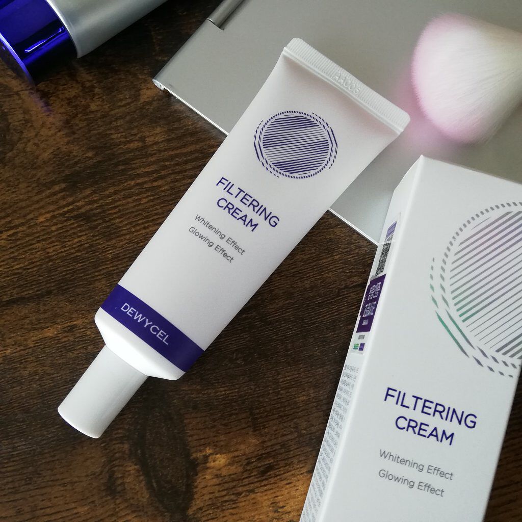 フィルタリングクリーム/DEWYCEL/日焼け止めクリームを使ったクチコミ（1枚目）