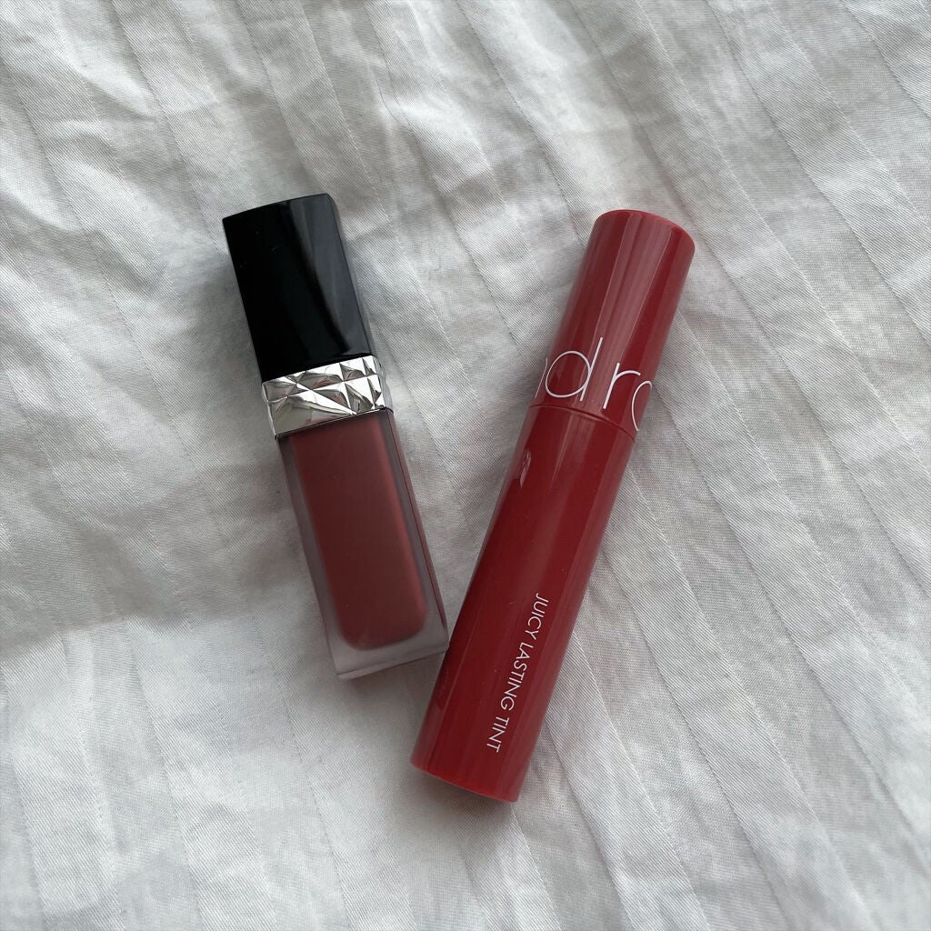 ジューシーラスティングティント/rom&nd/リップティントを使ったクチコミ(5枚目)