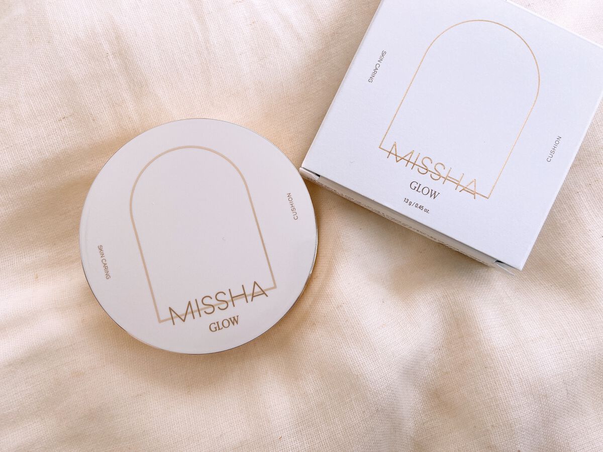 グロウ クッション ライト ＜ライトタイプ＞ NO.23　自然なミディアムベージュ/MISSHA/クッションファンデーションを使ったクチコミ（1枚目）