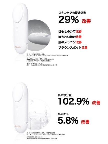 ジェムソノセラピー/Makeon/美顔器・マッサージを使ったクチコミ(5枚目)