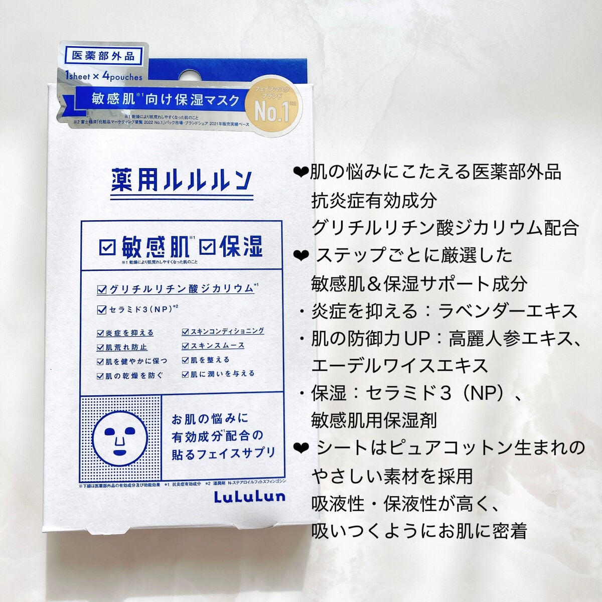 薬用ルルルン 保湿スキンコンディション/ルルルン/シートマスク・パックを使ったクチコミ(3枚目)