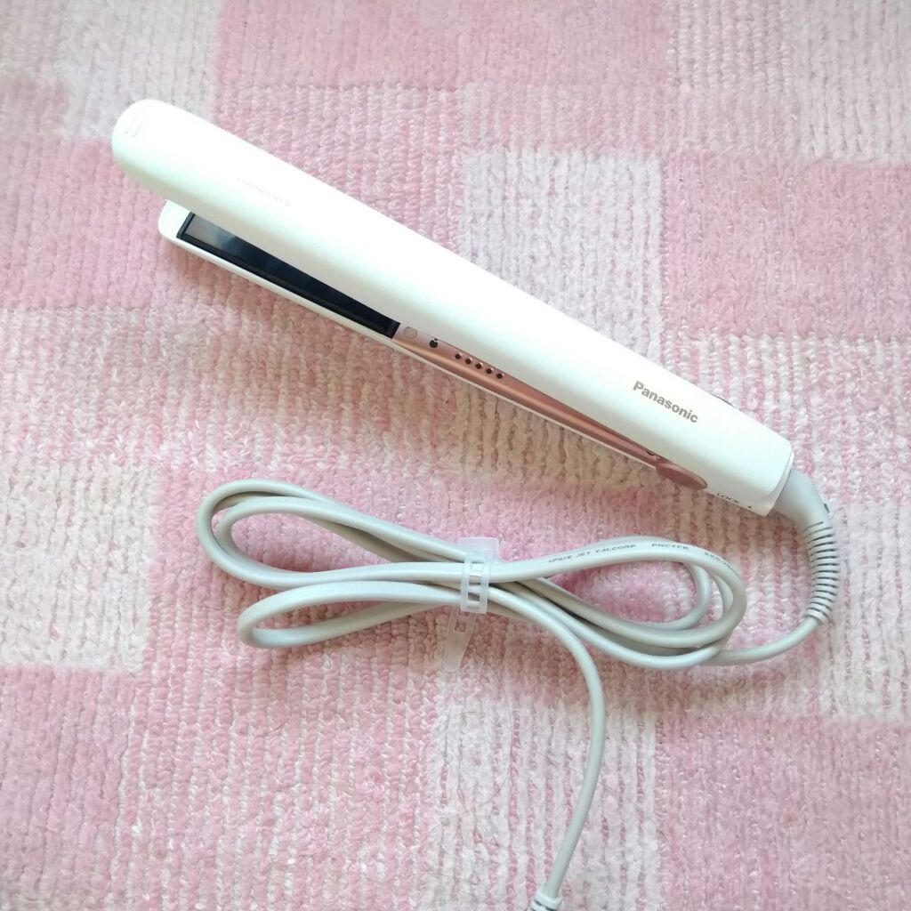 ストレートアイロン ナノケア EH-HS0E/Panasonic/ストレートアイロンを使ったクチコミ(1枚目)