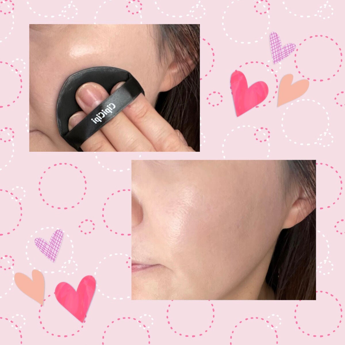 シピシピ フィットスキンクッション/CipiCipi/クッションファンデーションを使ったクチコミ(10枚目)