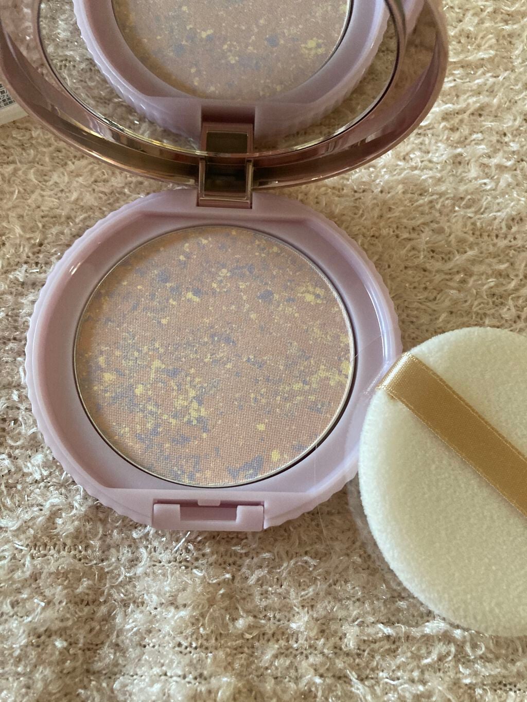 トランスペアレントフィニッシュパウダー/キャンメイク/プレストパウダーを使ったクチコミ(2枚目)