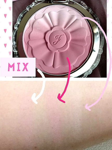 ジルスチュアート パステルペタル ブラッシュ/JILL STUART/パウダーチークを使ったクチコミ(7枚目)