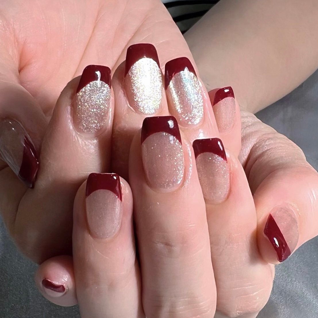 なかやまちえこ on LIPS 「フレンチネイルまとめ💅#ネイルデザイン#フレンチネイル..」(10枚目)