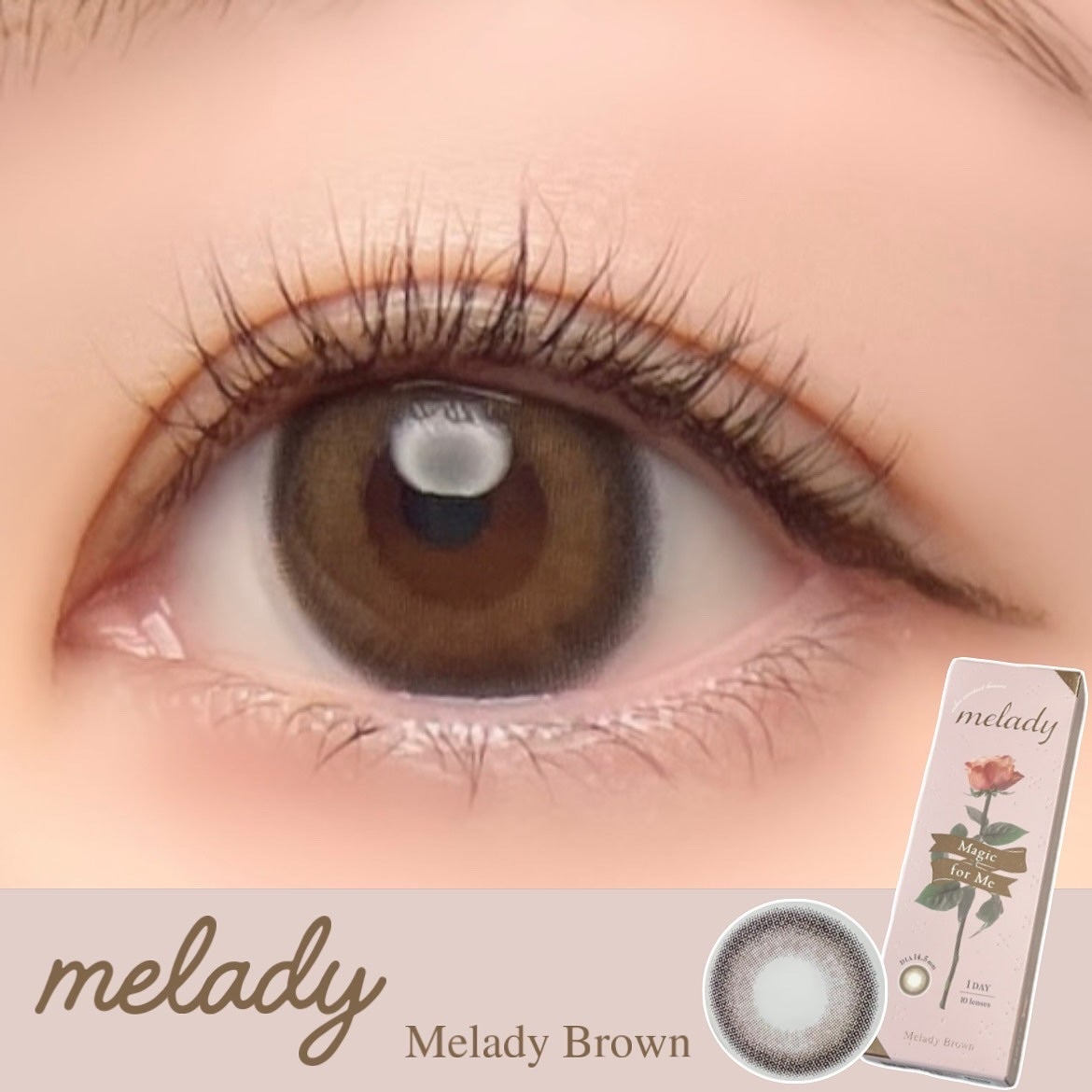 melady 1day/melady/ワンデー(1DAY)カラコンを使ったクチコミ(1枚目)