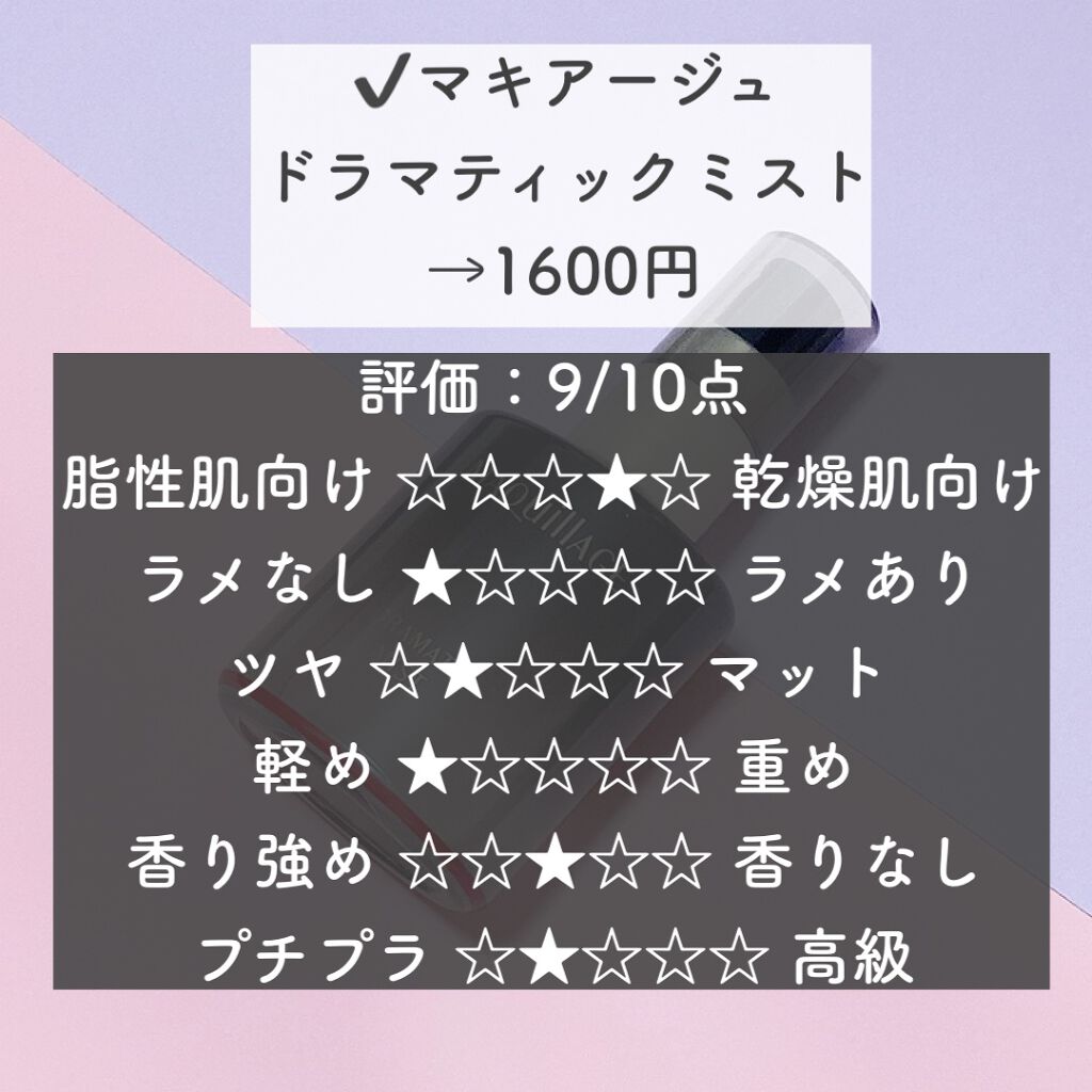 ドラマティックミスト/マキアージュ/ミスト状化粧水を使ったクチコミ（2枚目）