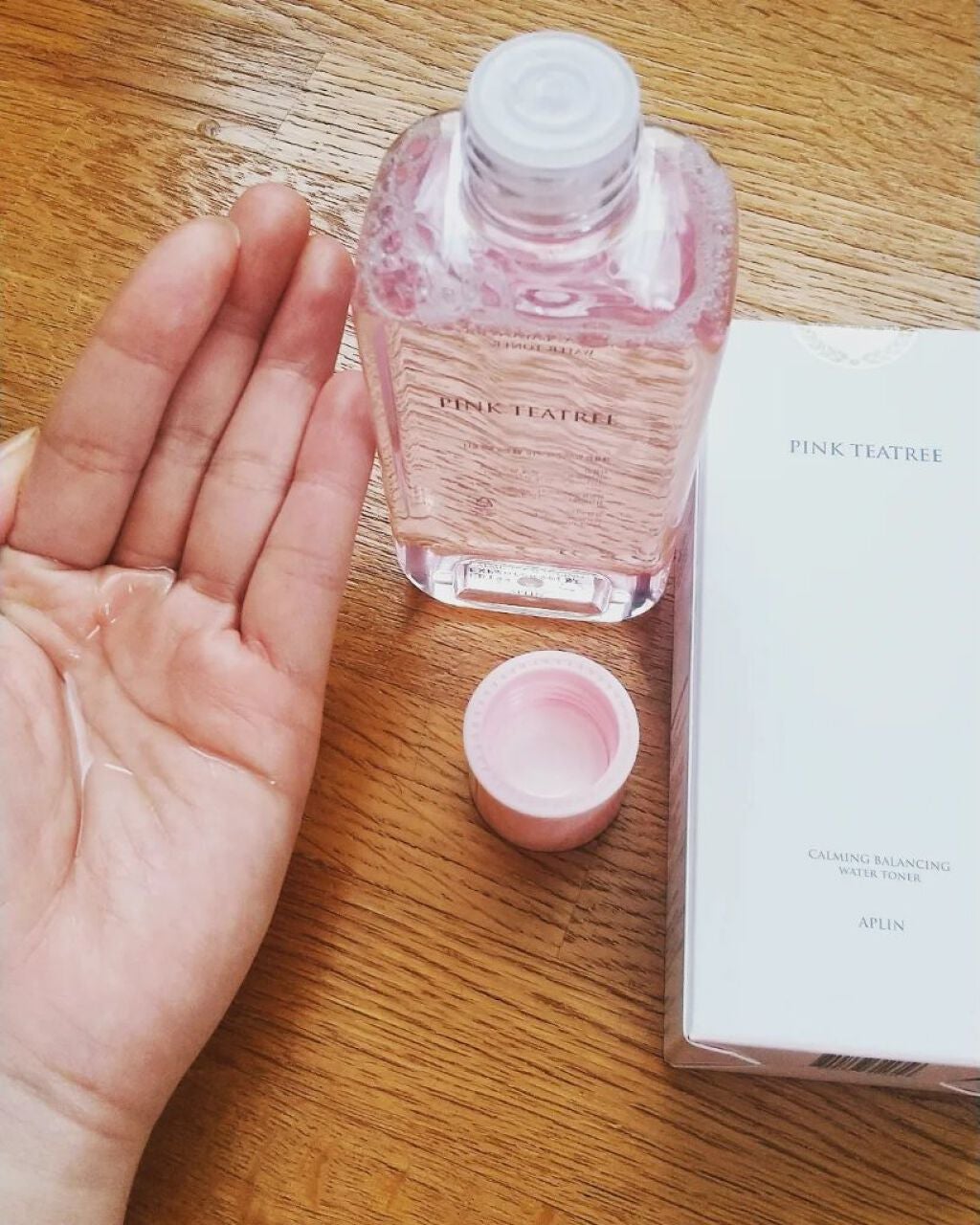 ピンクティーツリートナー/APLIN/化粧水を使ったクチコミ(3枚目)