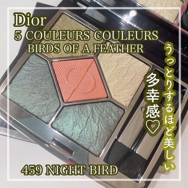 サンク クルール クチュール＜バーズ オブ ア フェザー＞ 459 ナイト バード/Dior/アイシャドウパレットを使ったクチコミ（1枚目）