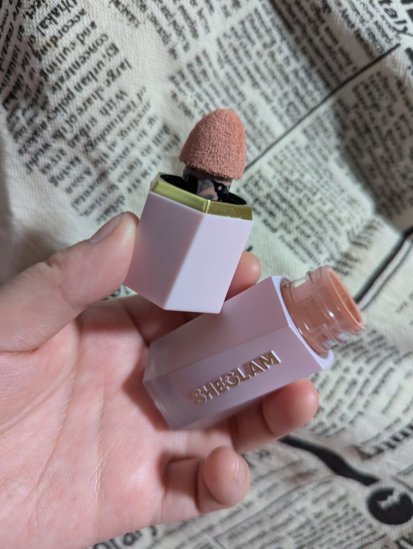 シーグラム カラーブルーム リキッドブラッシュ/SHEGLAM/リキッドチークを使ったクチコミ(2枚目)