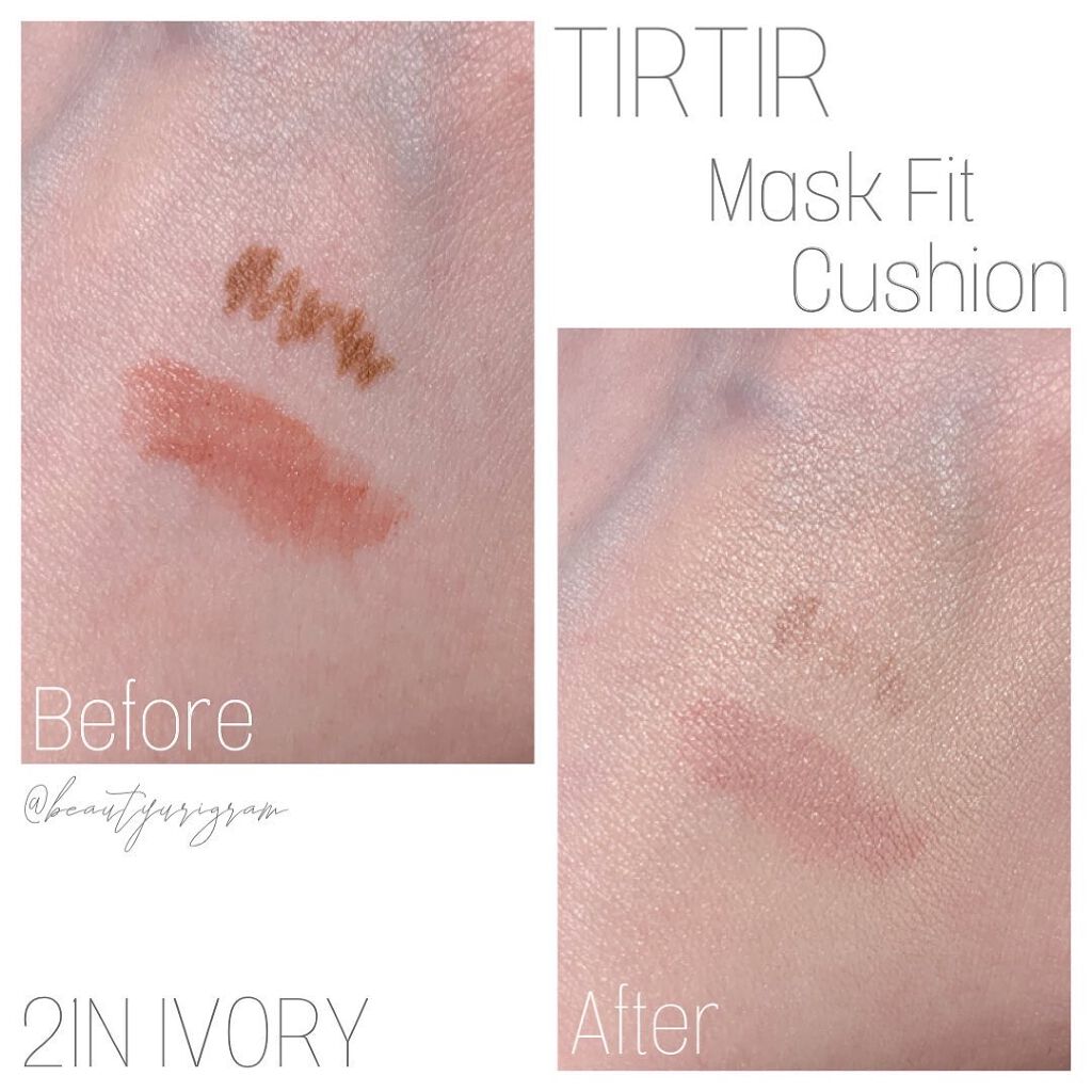 マスクフィットクッション/TIRTIR(ティルティル)/クッションファンデーションを使ったクチコミ（3枚目）