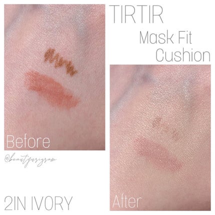 マスクフィットクッション/TIRTIR(ティルティル)/クッションファンデーションを使ったクチコミ(3枚目)