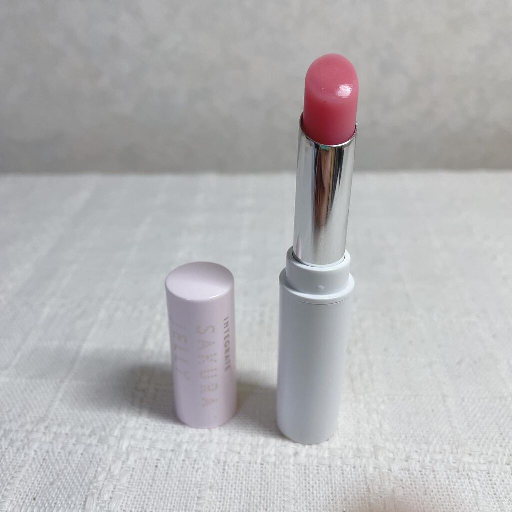 サクラジェリーエッセンス/インテグレート/リップクリームを使ったクチコミ（2枚目）