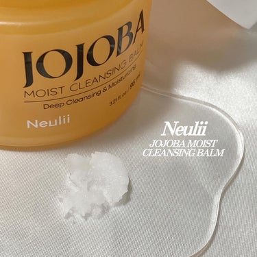 Neulii ホホバモイストクレンジングバームのクチコミ「🧡✨体温で溶ける.ᐟ.ᐟ使うのが楽しいクレンジングバーム🧡✨


▶︎Neuluii(ヌリ)
.....」（3枚目）